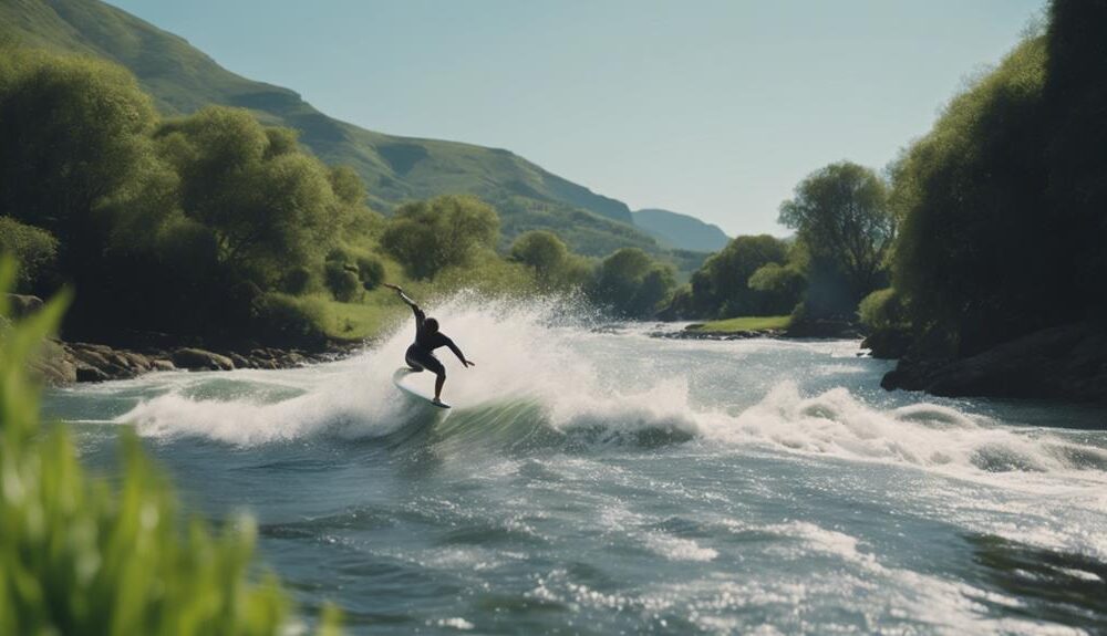 creating river surfing waves