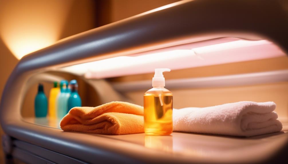 importance of tanning bed sanitation