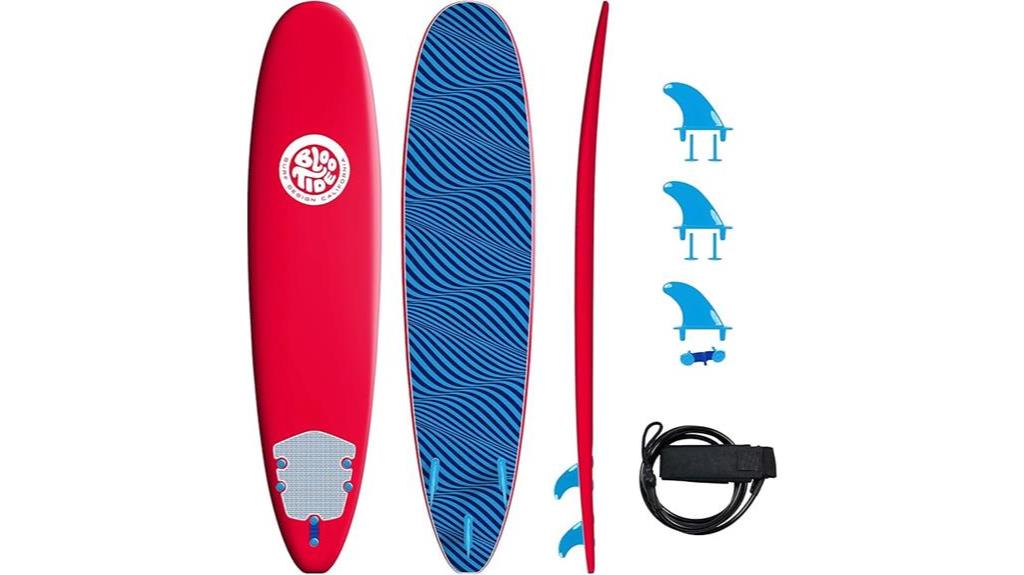 red blue wavizm surfboard