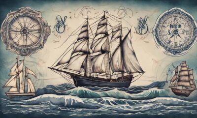 sailing inspired tattoo designs