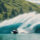 surfing behind jet boats