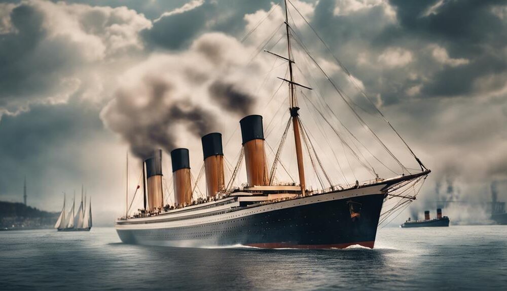 titanic versus sailboat comparison