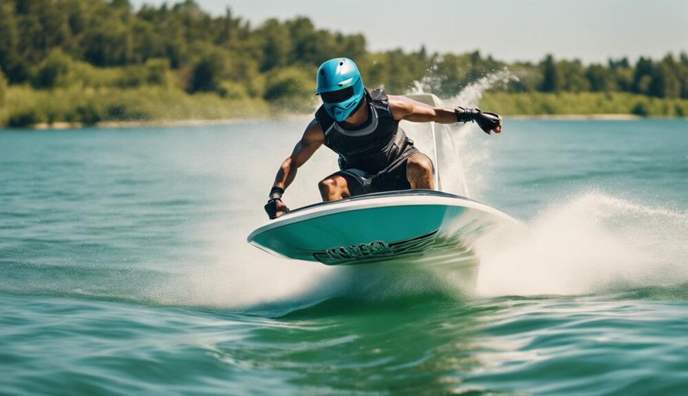 wakeboarding behind jet boats