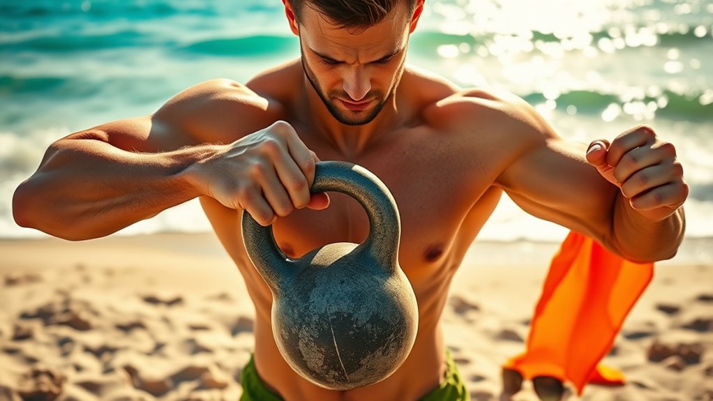 beach athlete strength training