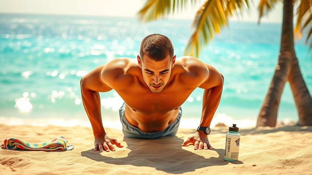 beach bodyweight workout routines