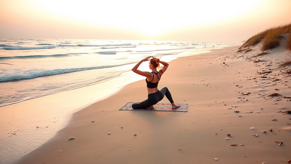 beach exercise boosts mental health