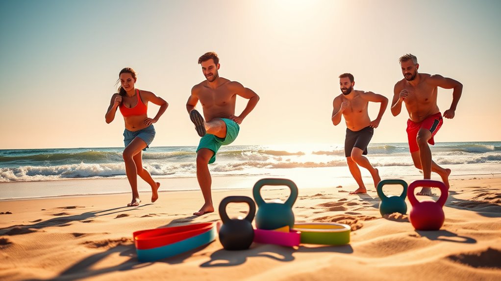 beach hiit circuit challenge