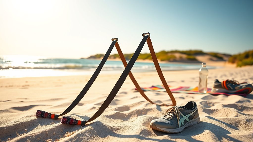 beach resistance band workouts