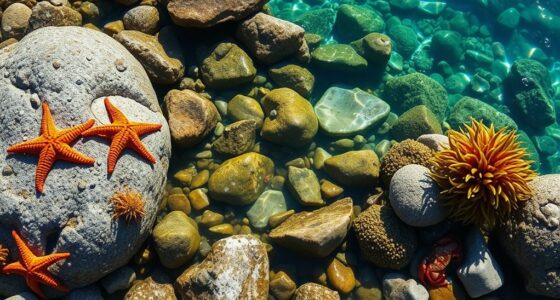 beach tide pool exploration