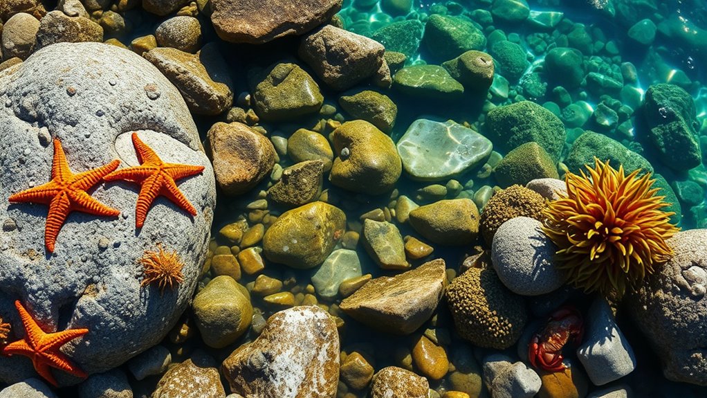 beach tide pool exploration