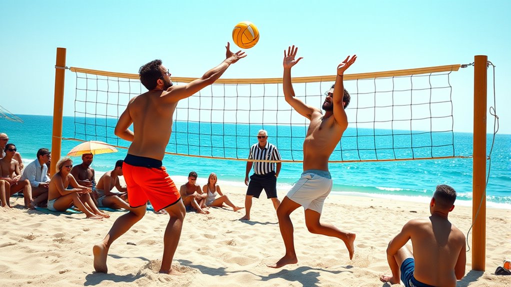 beach volleyball rules and scoring
