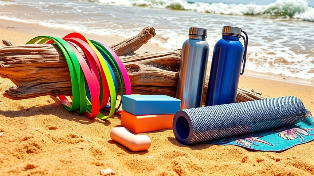 beach workout fitness gear