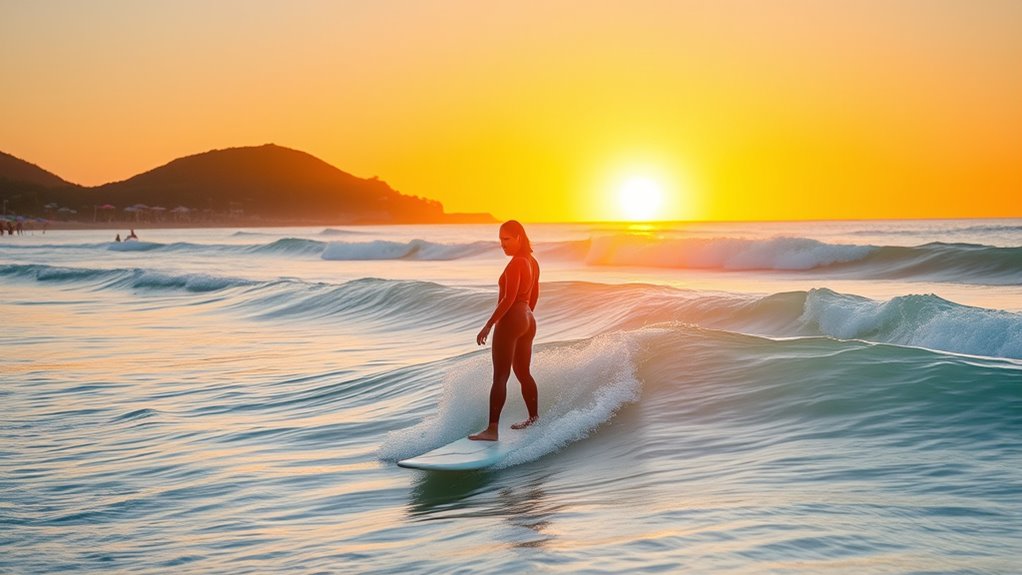 beginner friendly byron bay surfing
