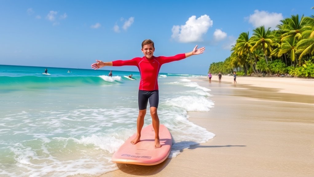beginner friendly surf environment