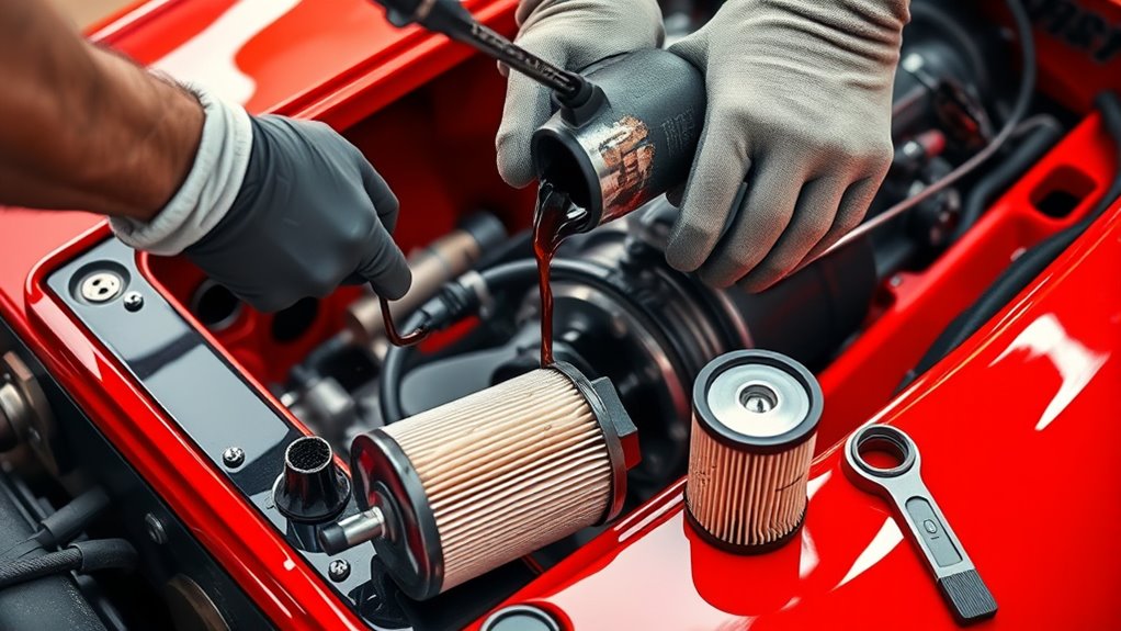 change oil and filter regularly