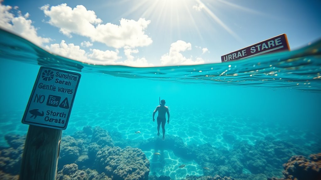 check weather and water conditions