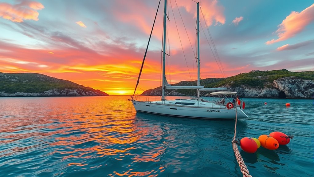 choose sheltered anchorage carefully