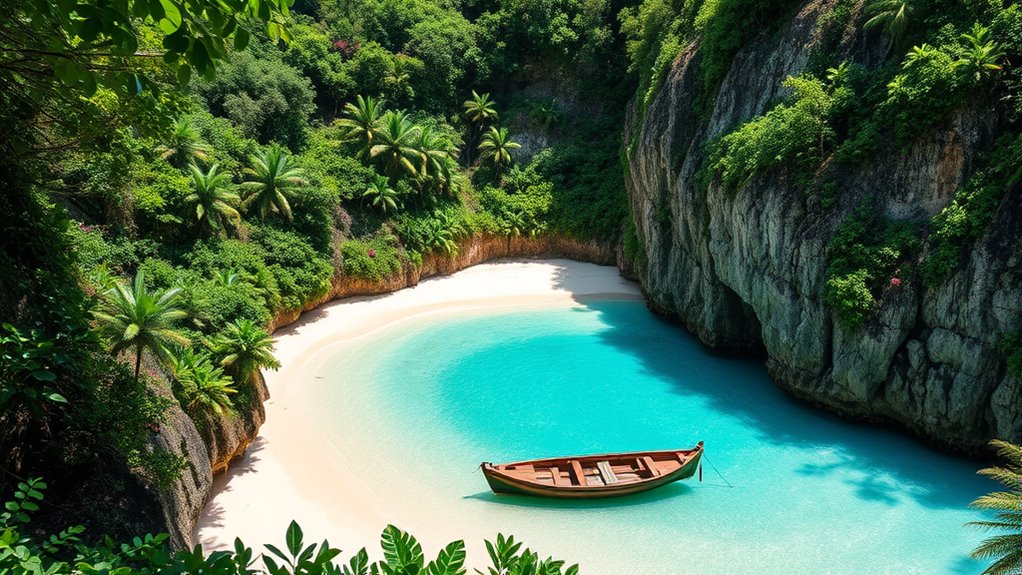 explore hidden remote beaches