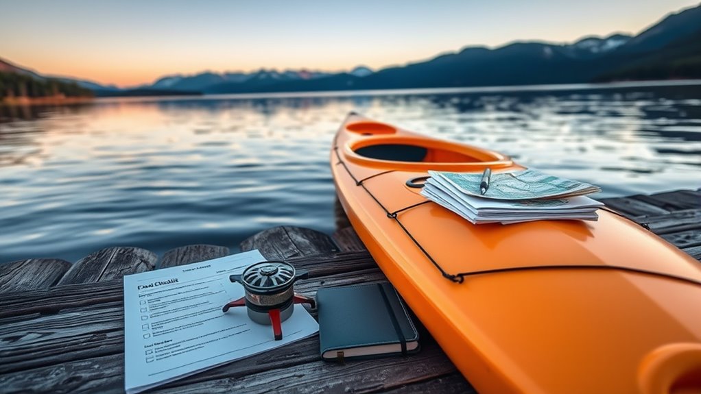 final kayaking trip checklist