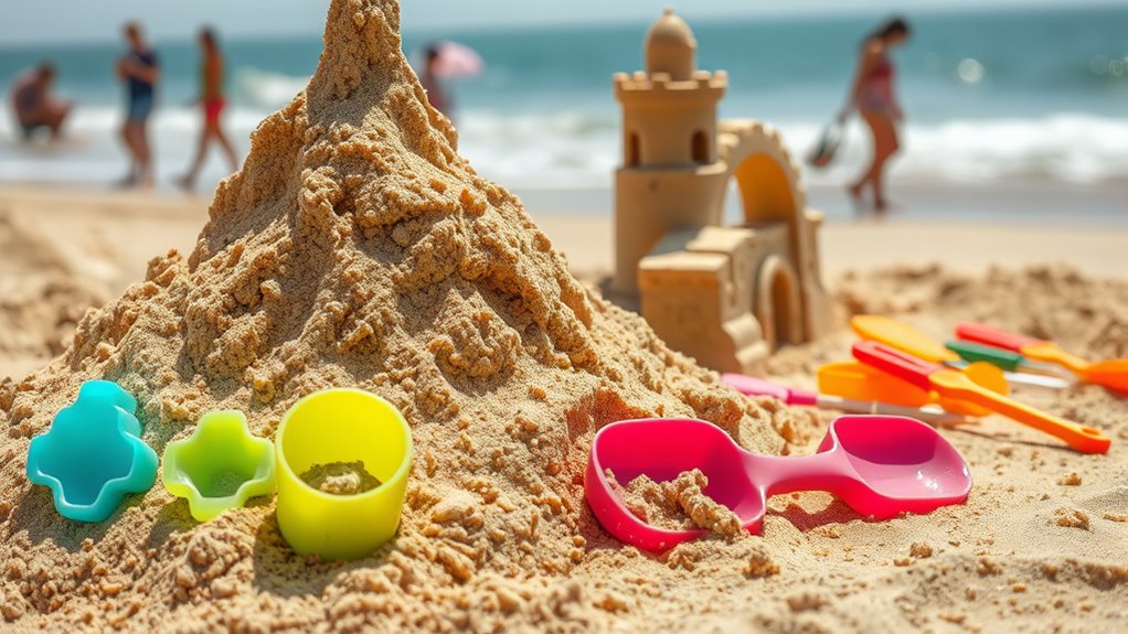 gather quality sand and tools