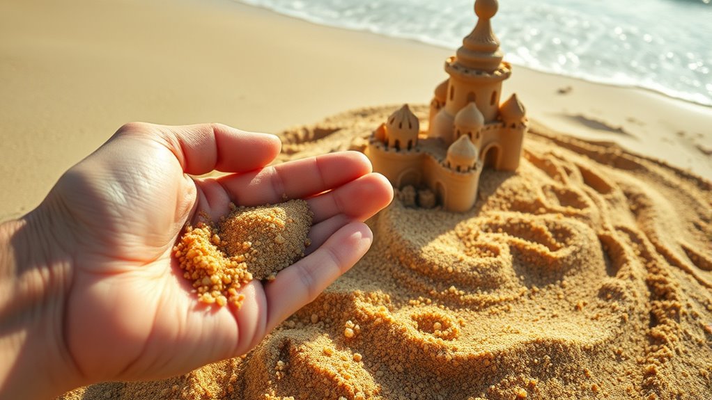 proper moist sand preparation