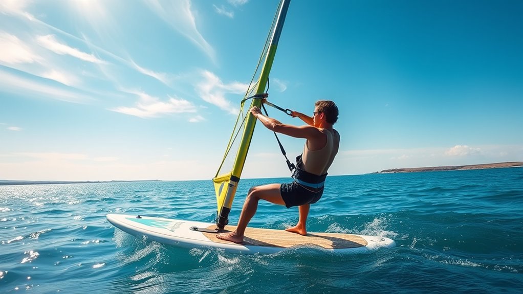 proper sail grip and control