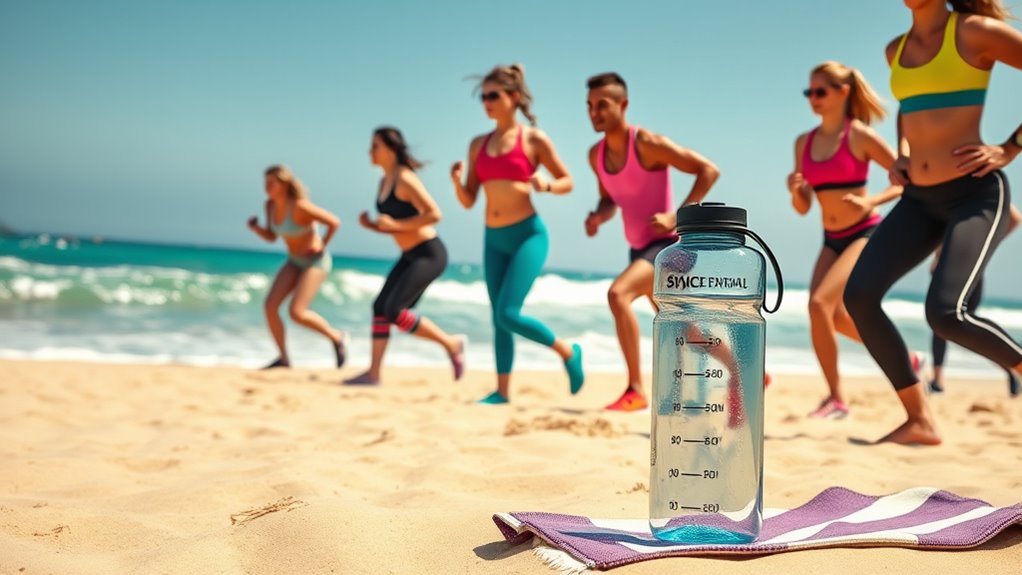 stay hydrated and protected