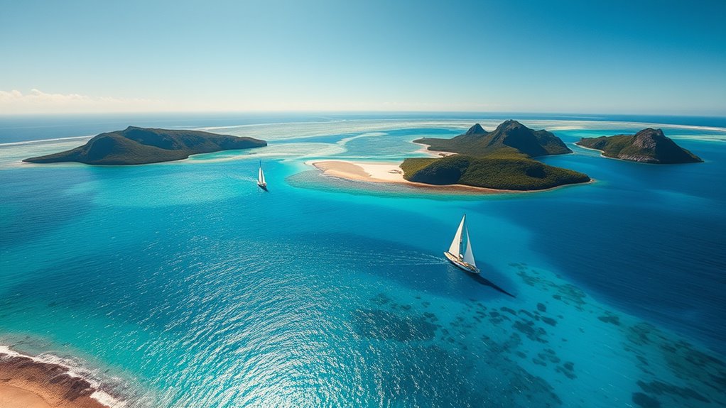 stunning coral reef navigation