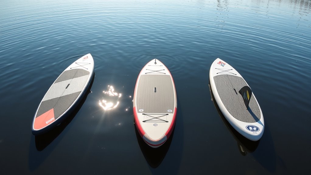 types of paddleboard designs