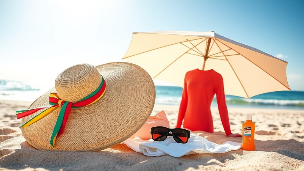 use spf hats shade