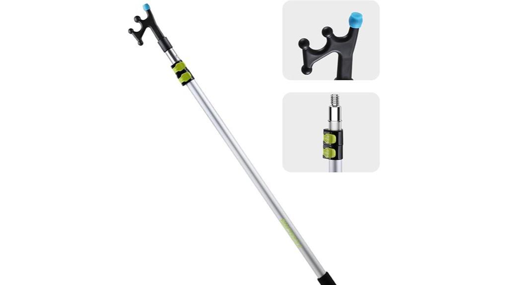 adjustable boat fishing pole