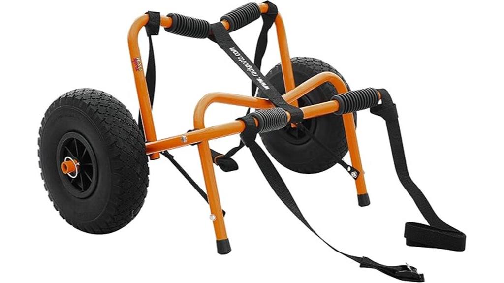 airless tire kayak cart