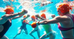 aqua kickboxing shoulder safety