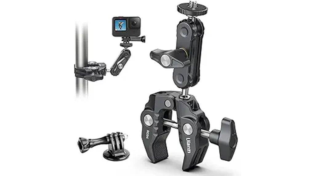 camera clamp with ballhead