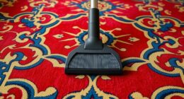 careful pattern preserving vacuuming