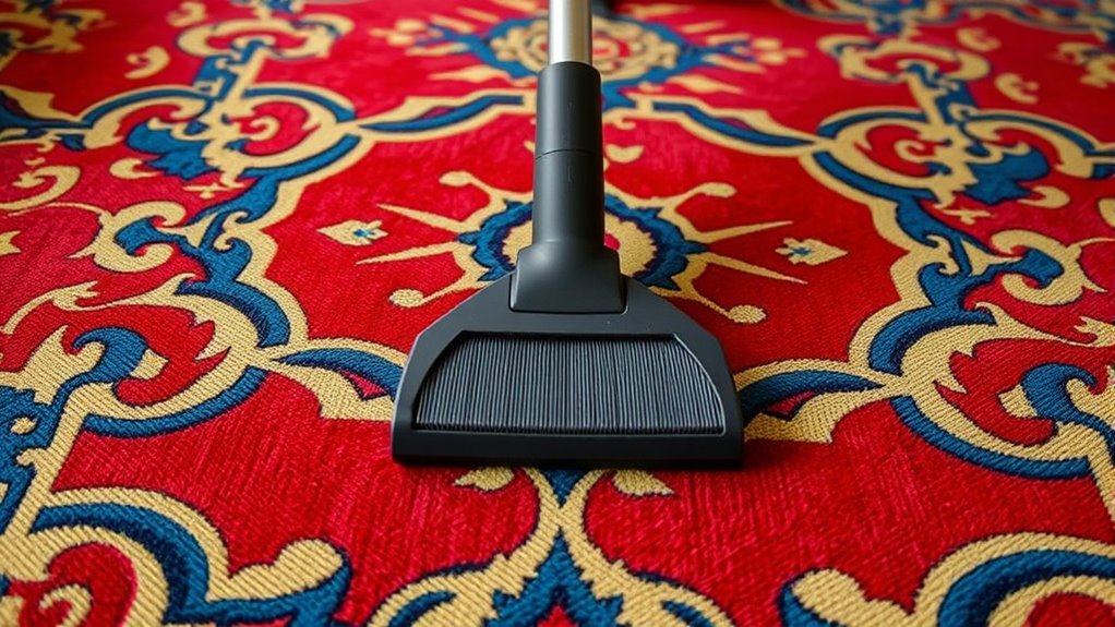 careful pattern preserving vacuuming