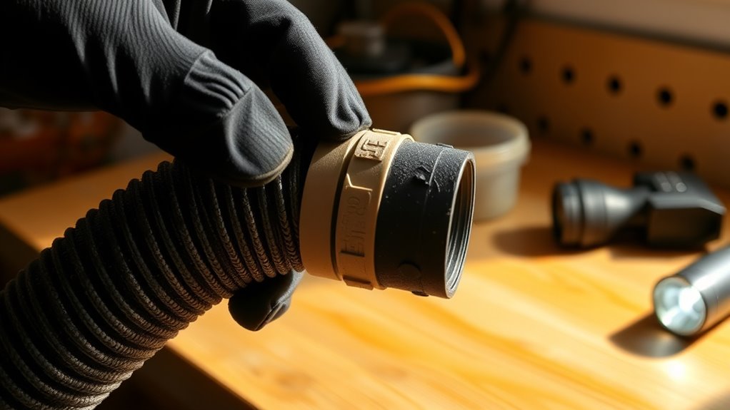 check tighten seal secure