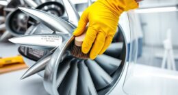 clean fan blades safely