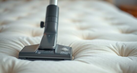 clean mattress with vacuum