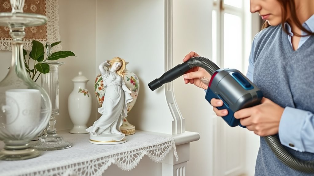 consistent gentle cleaning schedule