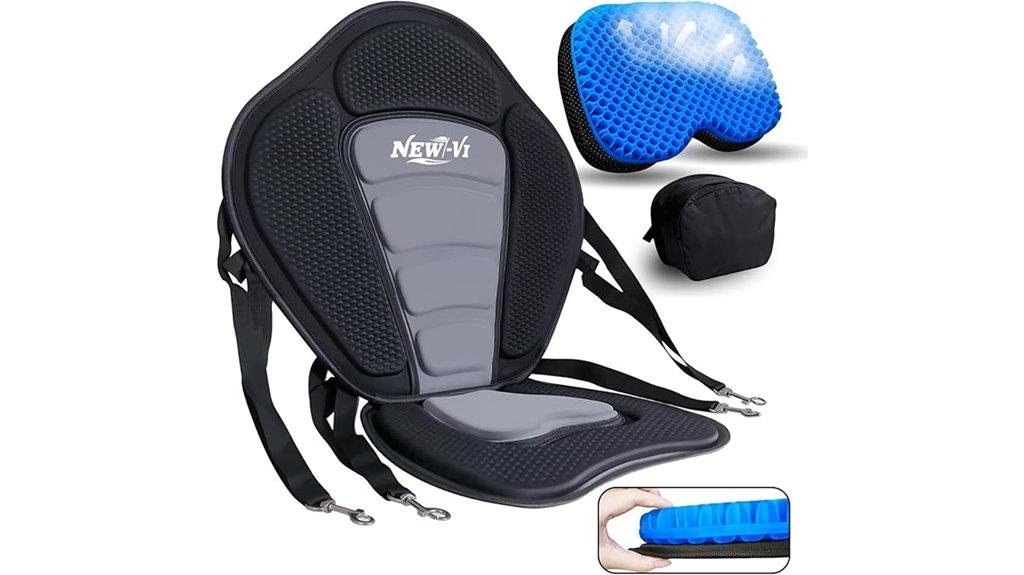 deluxe kayak seat with gel