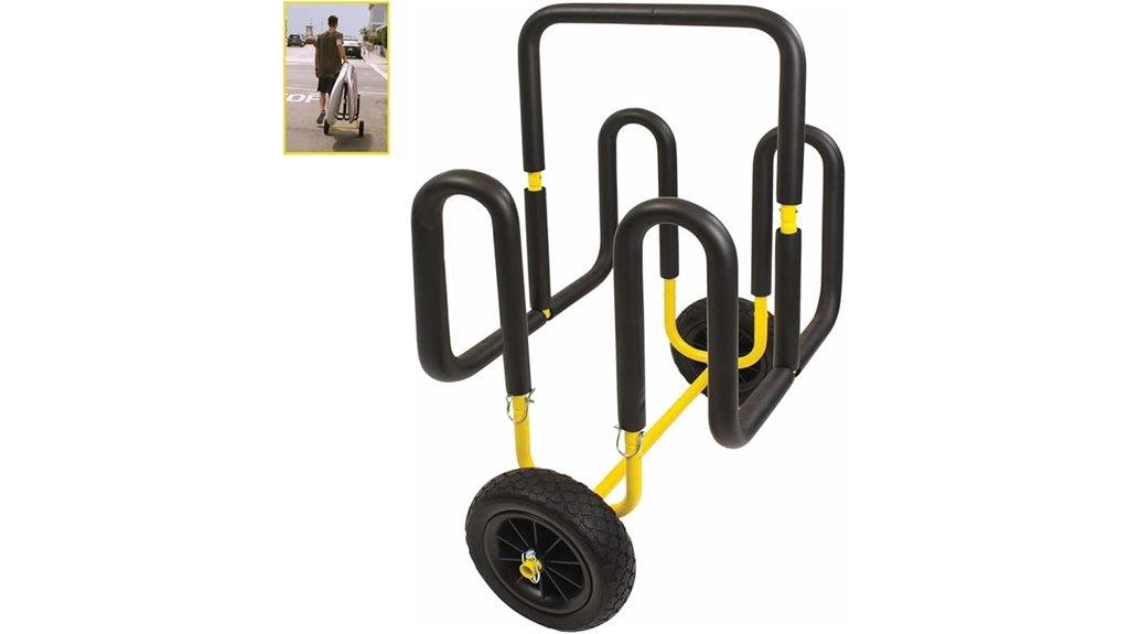 durable sup cart with wheels