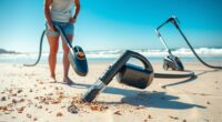 effective post beach sand vacuuming