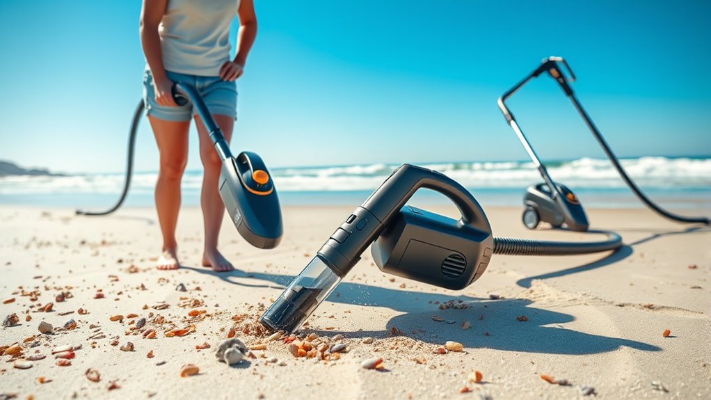 effective post beach sand vacuuming