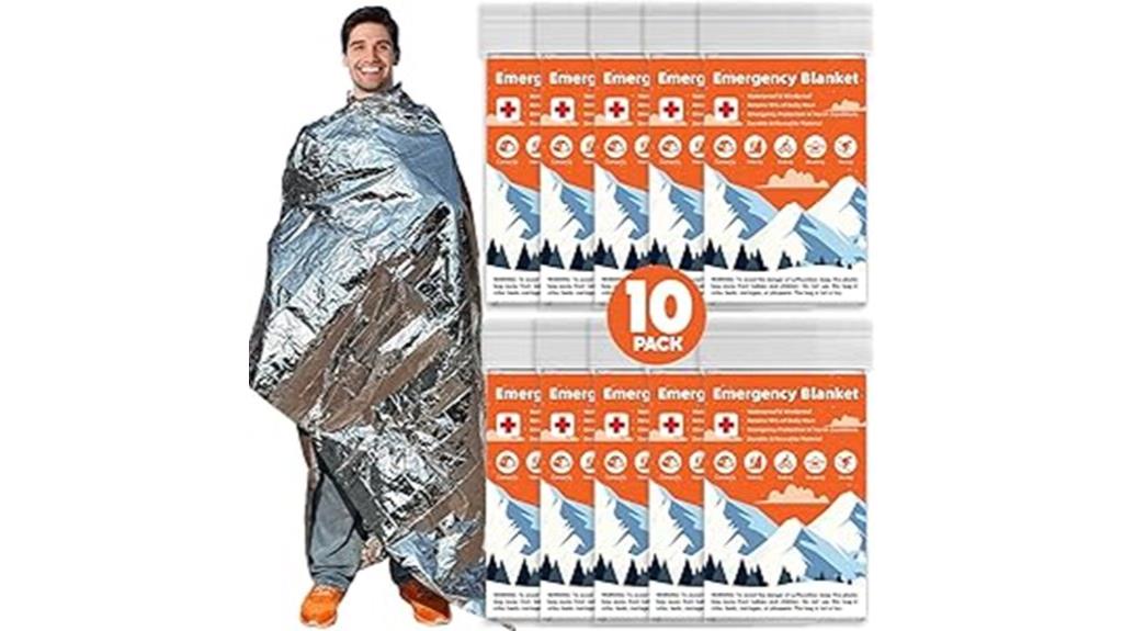 emergency survival thermal blankets