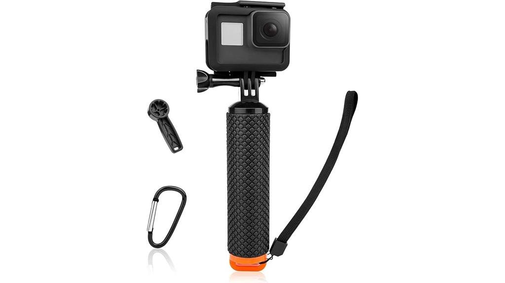 floating hand grip pole