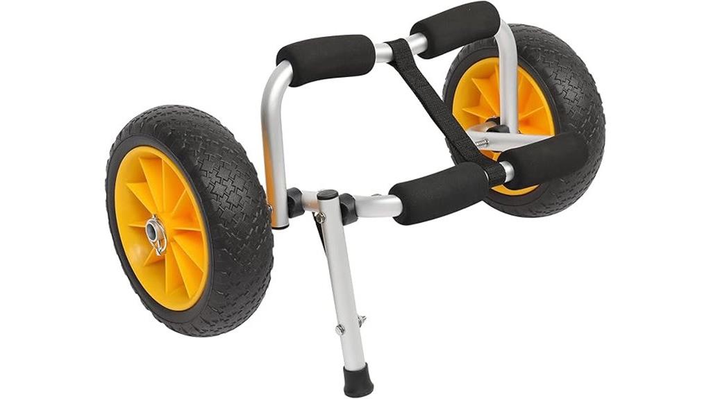 foldable aluminum kayak trailer