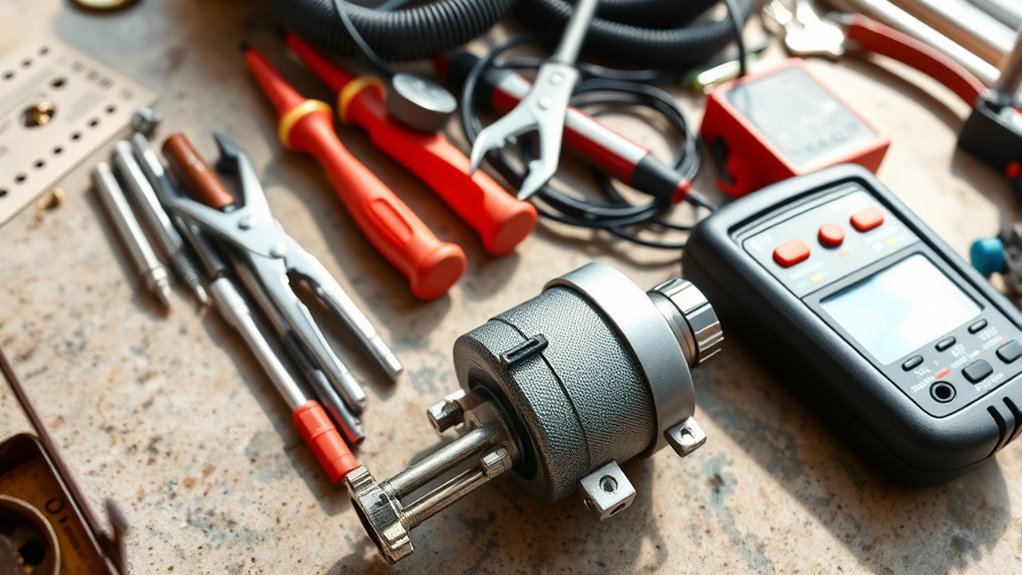 gather tools and parts ready