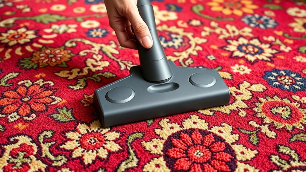 gentle vacuuming for carpets