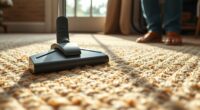 gentle vacuuming for natural fibers